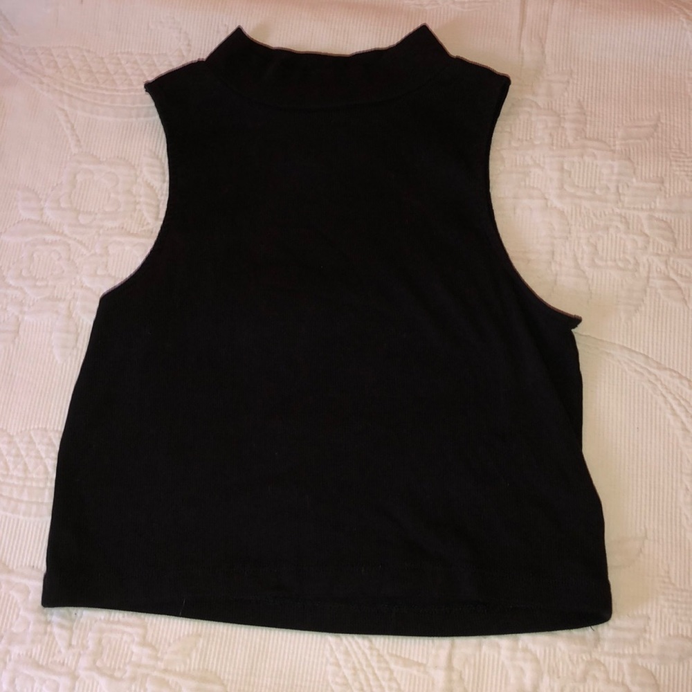 H&M divided smock neck tank top